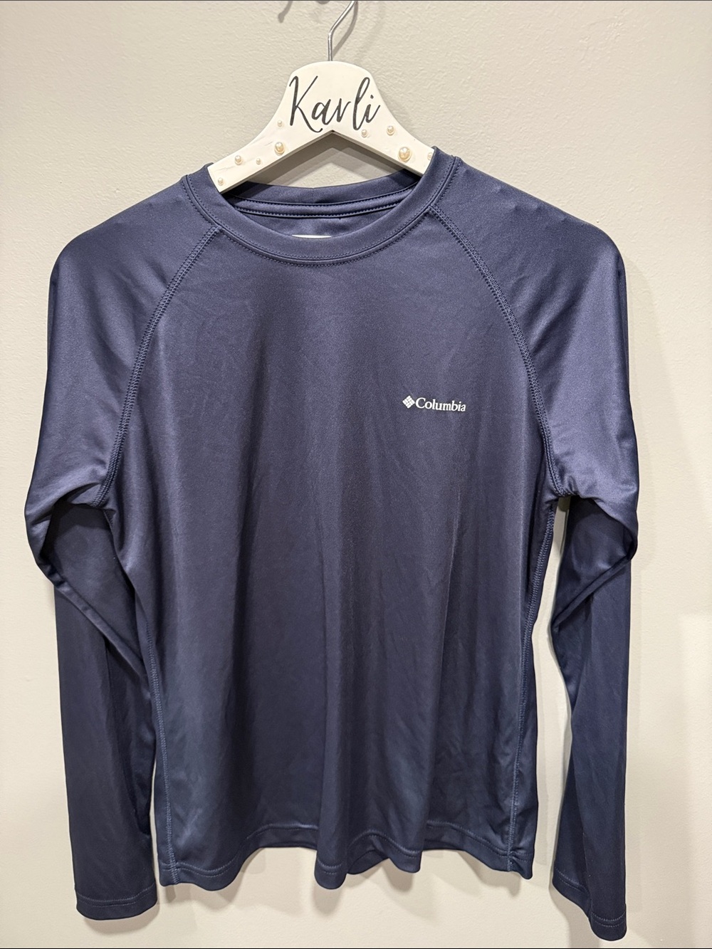 Columbia Men’s Long-Sleeve Tech Shirt — Deep Navy